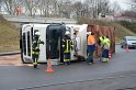 LKW umgestuerzt Niehler Hafen P051